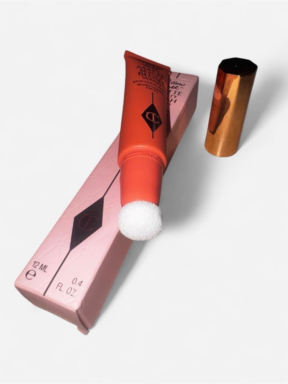 Charlotte Tilbury Pillow Talk Matte Beauty Blush Wand Peach Pop New In Box nwt